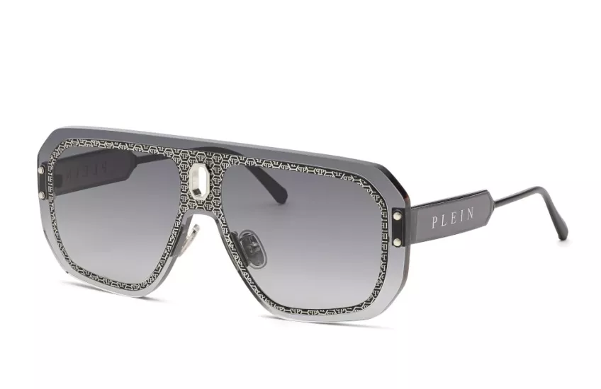 Philipp Plein SPP050 0541 | Unisex Gri Güneş Gözlüğü